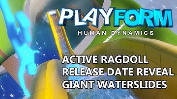 PlayForm: Human Dynamics - Steam Release Date Reveal! Giant Waterslides!
