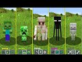 Minecraft HOW to play BABY ENDERMAN ZOMBIE CREEPER GOLEM in Minecraft NOOB VS PRO ANIMATION