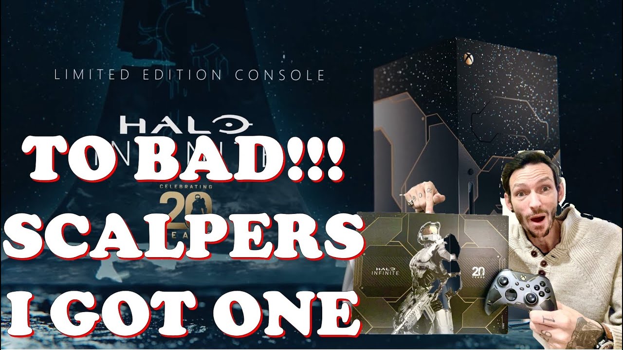 I ACTUALLY GOT ONE!!! Xbox series X HALO Edition Unboxing