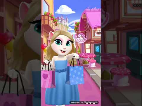 Singing Cinderella u0022 My Talking Angela 2u0022 * Прохождение Игры Моя говорящая Анджела 2*