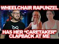 Wheelchair rapunzel pays her caregiver to lie in her defense