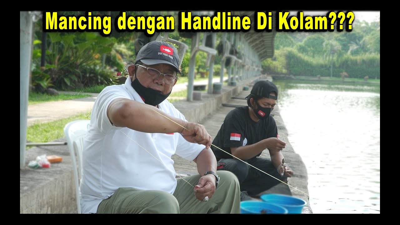 Mancing handline di kolam galatama!