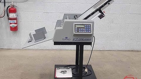 Count EZC-18 Creaser Automatic Creasing / Perforating / Scoring Machine - 020124356002B