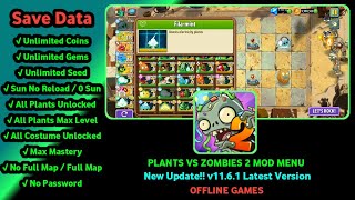 PLANTS VS ZOMBIES 2 MOD APK 11.3.1 ALL PLANTS UNLOCKED, MAX LEVEL, SUN NO RELOAD || NEW UPDATE!!