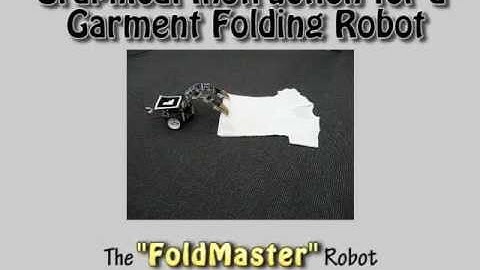 Graphical Instruction for a Garment Folding Robot