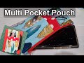 How to sew a notebook pen holder mobile phone pouch diy zippered planner glasses pencil case pouch