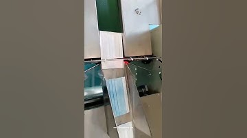 Automatic single piece face mask bagging machine video