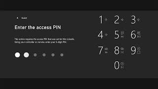 Xbox Series X|S How to Delete Access restrictions Pin