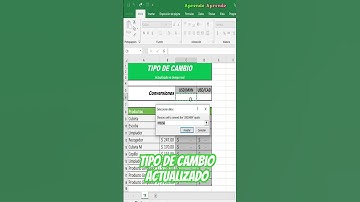Tipo de Cambio #tutorial  #videotutorial #excel #excelbasico #exceltips #exceltutorial #exceltricks