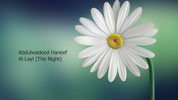 Abdulwadood Haneef   092 Surah Al Layl The Night  عبد الودود الحنيف   سورة  الليل