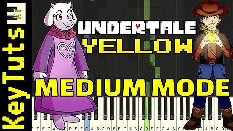 Learn to Play Undertale Yellow Medley - Medium Mode