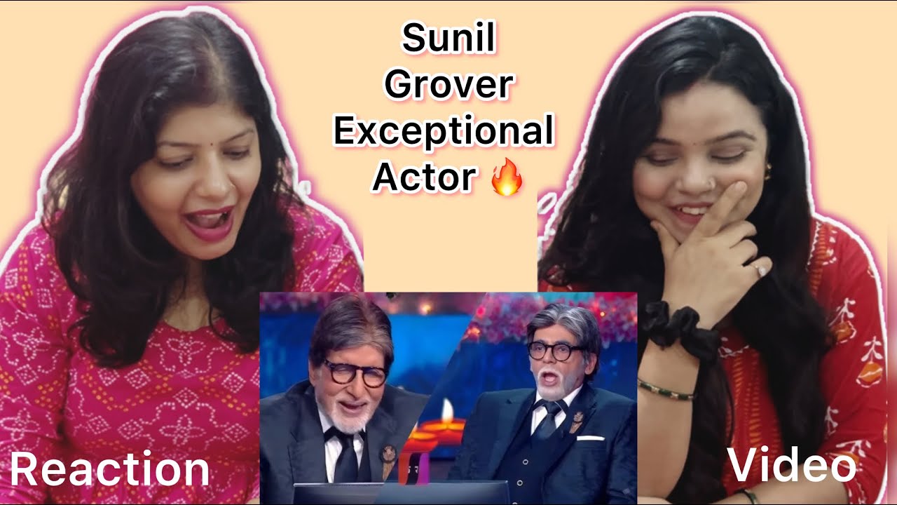 Sunil Grover As Amitabh Bachchan Reaction | Kaun Banega Cororpati S17 | Comedy | Vibe Check 