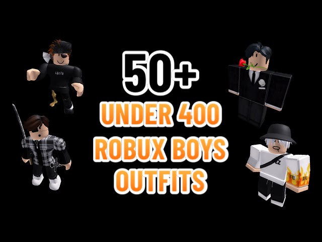 TOP 25 ROBLOX BOY OUTFITS UNDER 400 ROBUX 💲😈 