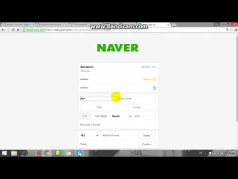 #TUTORIAL HOW TO CREATE A NAVER ACCOUNT