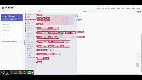 Code the HTTP request in Thunkable