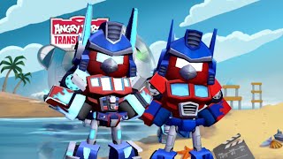 Angry Birds Transformers - ChuckGrain Optimus Prime and Energon Optimus Prime