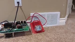Notifier AFP-400 Fire Alarm System Test 1!