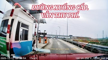 Cao tốc Diễn Châu , Hồng lĩnh , xuống cấp. Vẫn thu phí vô tội vạ.