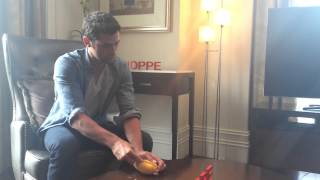 Sean O'Pry shows us how to slice a mango 