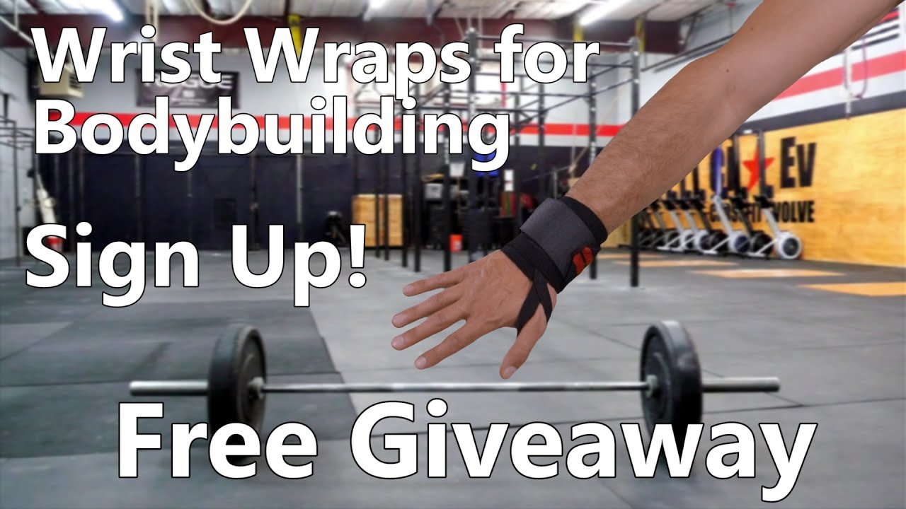 Wrist wraps bodybuilding Giveaway! WinWristWraps.info YouTube