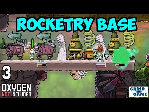 ROCKETRY UPGRADE BASE #3 - Oxygen Not Included - Rockets, Gassy Moos and more!