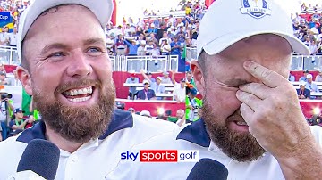 INSTANT REACTION! Shane Lowry reacts to his putt that retained the Ryder Cup!