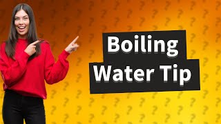 Will boiling water unclog a toilet?