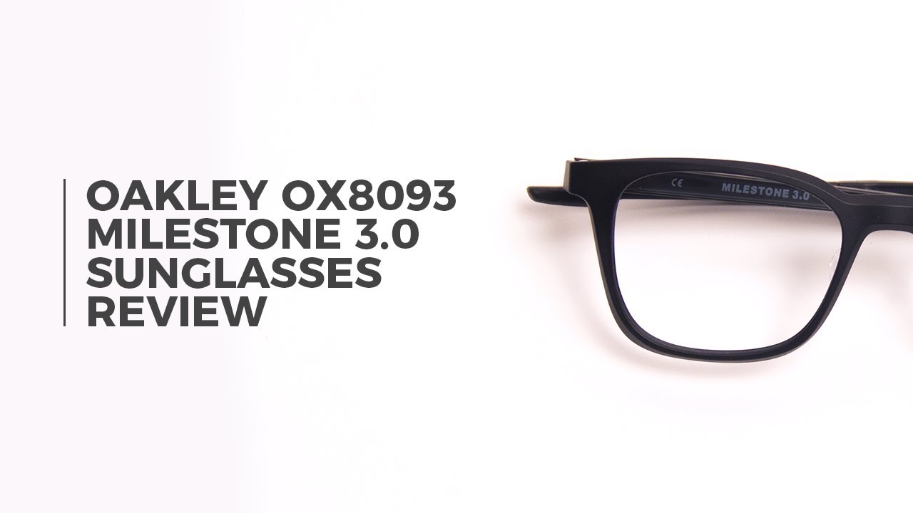 oakley milestone 3.0 review