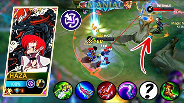 MANIAC CHOU!!! THIS NEW CHOU BUILD IS UNKILLABLE🔥(ONESHOT DAMAGE HACK)  | CHOU BEST BUILD 2023