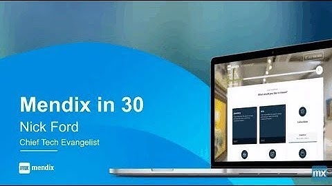 Mendix On-Demand Demo: A Low-Code Application Development Platform