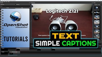 OpenShot Tutorial #10 | How To Add Text And Captions/Subtitles To A Video In OpenShot.