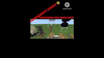 MINECRAFT LOGIC BE LIKE🤓😁 PART 6 #minecraft #shorts #viral #minecraftpe #viralshorts