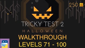 Tricky Test 2™: Genius Brain?: Halloween Levels 71 - 100 Complete Walkthrough (Orangenose Studios)