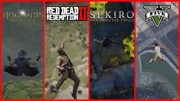 JUMPING FROM A HIGHEST POINTS IN 10 DIFFERENT GAMES