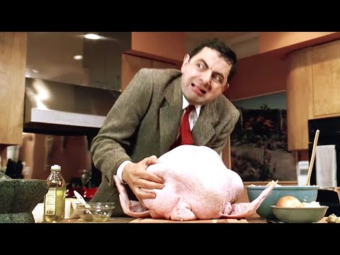 What&#39;s THAT Inside The Turkey? | Mr Bean: The Movie | Funny Clips | Mr Bean Official