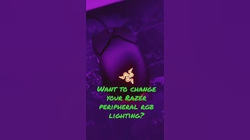 How to change RGB on Razer peripherals on synapse 3