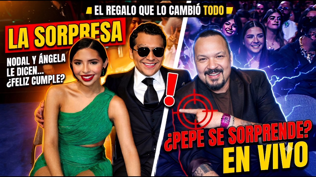 Ángela Aguilar y Christian Nodal SORPRENDEN a Pepe Aguilar en su Cumpleaños 58 🎂🎉