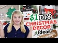 *NEW* $1 Dollar Tree Christmas DIYS 2021 (Reuse Fall Leftovers!) | Krafts by Katelyn