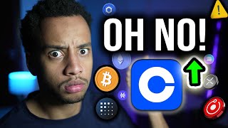 OH NO! COINBASE JUST WENT DOWN AGAIN... (HERE'S WHAT'S HAPPENING!)