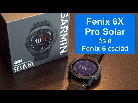 Videó: Garmin Fenix 6 Pro Solar okosóra áttekintése