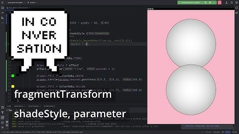 OPENRNDR shaders #2: fragmentTransform, shadeStyle, parameter