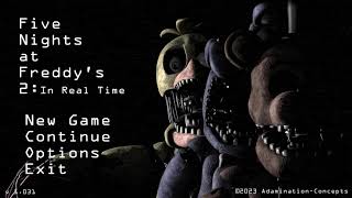 Five Nights at Freddy's 2: In Real Time Fan-Made Menu and Theme by Adamination