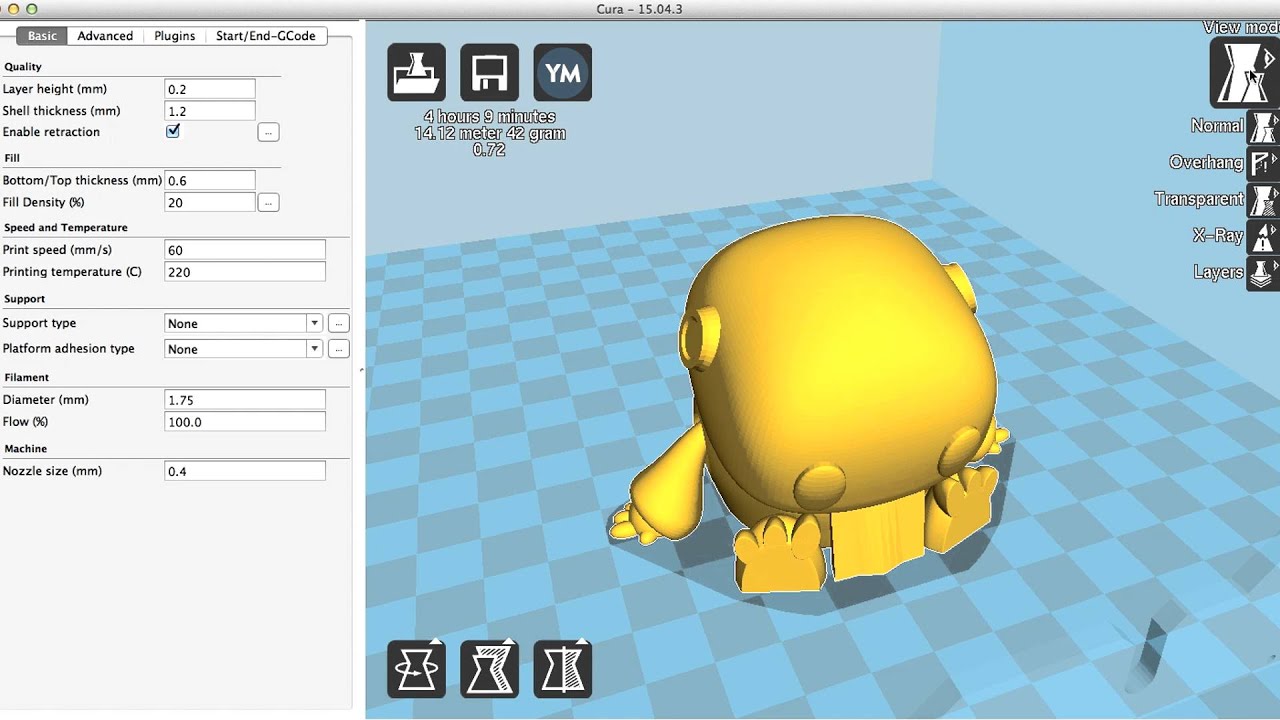 Adquisición Susteen desencadenar Cura Ultimaker - Tutorial software para imprimir en 3D - YouTube