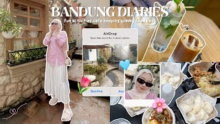 BANDUNG DIARIES 🌷🩵🌸 cafe hopping,yummy foods,ootd,fun activities,bandung place to go and more