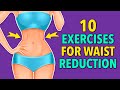 10 HIIT Exercises and Standing Abs for Waist Reduction Quick Results