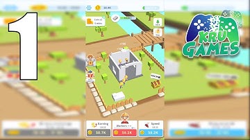 Idle Building Gameplay Walkthrough #1 (Android, IOS)