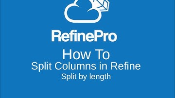 OpenRefine Tutorials: How To Split Columns in Multiple Fields - Intro