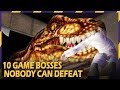 10 video game bosses nobody can defeat | HARDEST GAME BOSSES #4 |