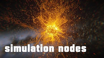blender simulation nodes - particles follow a sphere