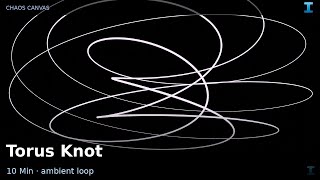 Hypnotic Torus Knot 🌀 Infinite Neon Loop | Mesmerizing Math Art Guide